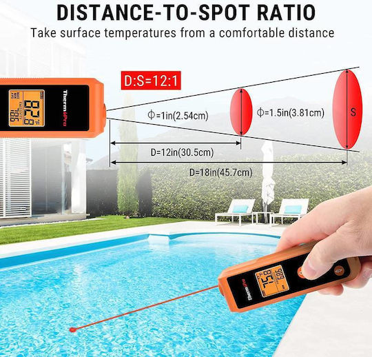 Thermo Pro TP410 Θερμόμετρο Υπερύθρων