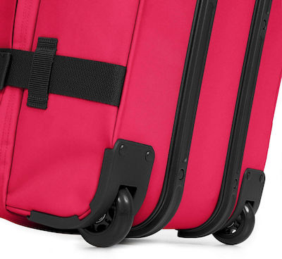 Eastpak Transit'r Medium Travel Suitcase Strawberry Pink with 4 Wheels Height 67cm