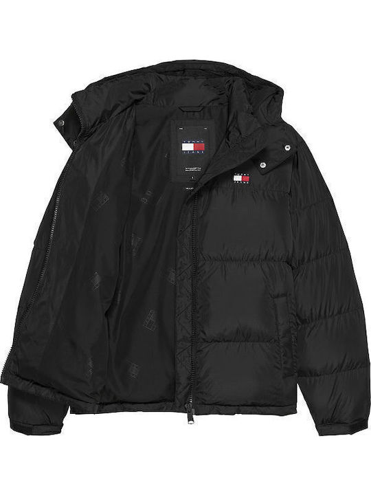 Tjw Alaska Kurz Damen Puffer Jacke für Winter Black