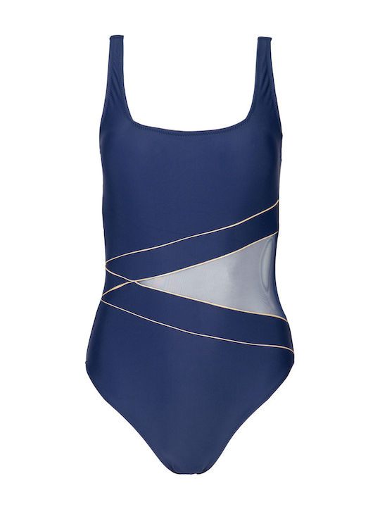 Solano Swimwear One-Piece Swimsuit Blue