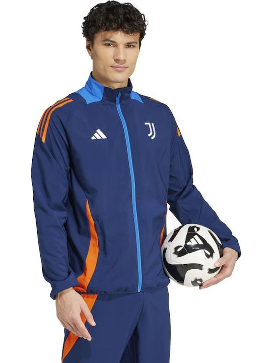 Juve Pre Jkt Men's Cardigan Blue