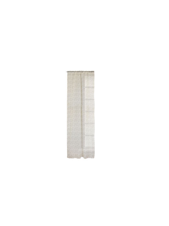 Easy Home Перде с Плик с Писалка Timpa Екрю 140x270см