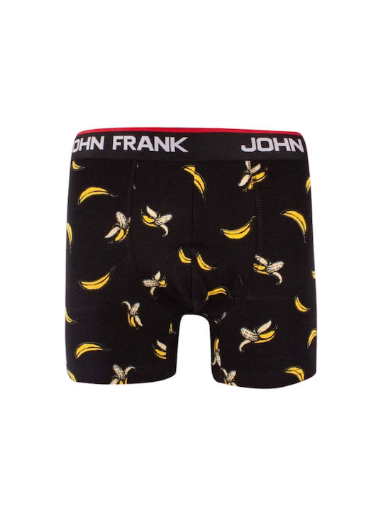 John Frank Herren Boxershorts Multicolor mit Mustern 1Packung