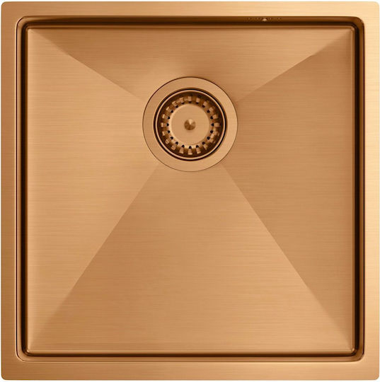 Quadron Drop-In Мивка Inox Ш44xД44см Сребрист