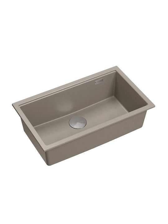 Quadron Drop-In Chiuvetă din Granit Sintetic L76xW44cm Bej