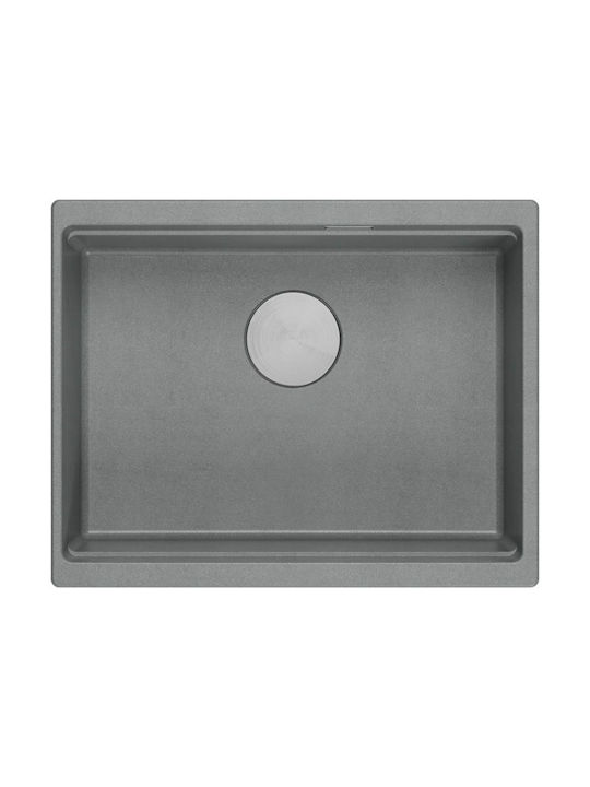 Quadron Drop-In Spüle aus Verbundgranulat B59.5xT45.1cm Gray
