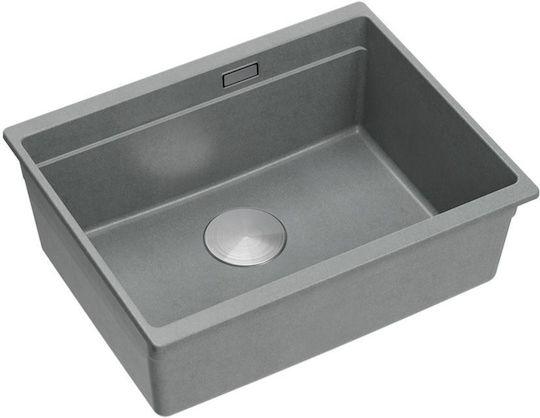 Quadron Drop-In Chiuvetă din Granit Sintetic L59.5xW45.1cm Gri