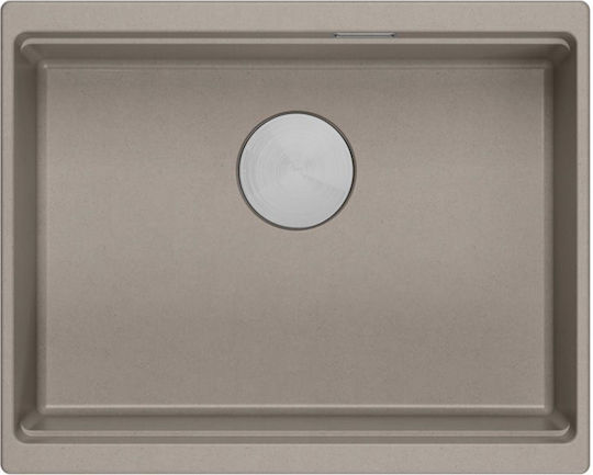 Quadron Drop-In Spüle aus Verbundgranulat B59.5xT45.1cm Beige