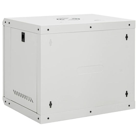 vidaXL Montat pe perete Cabină Rack 9U 53x40x45cm Gri 30261