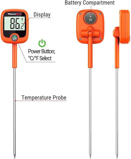 Thermo Pro Ψηφιακό Θερμόμετρο Μαγειρικής με Ακίδα