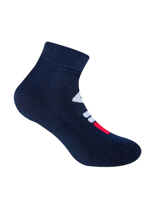 Fila Fitness Quarter Athletic Socks Blue 3 Pairs