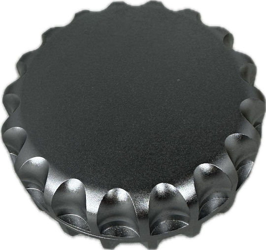 Τριφτησ-grinder Μεταλλικος 60χ28mm Μιας Θεσης Μαγνητικος Ασημι