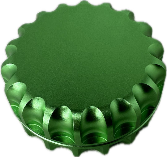 Râșniță metalică 60x28mm cameră simplă magnetică verde