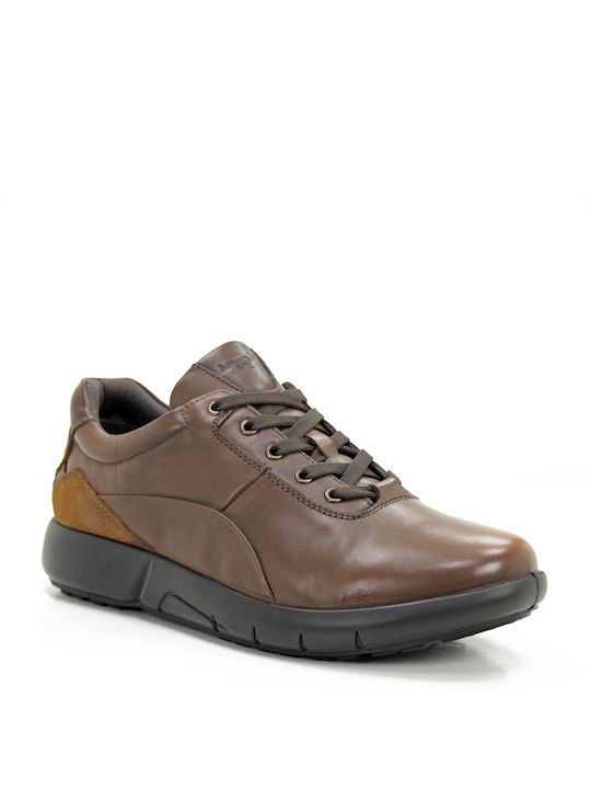 Boxer Men's Leather Casual Shoes Tabac Brown