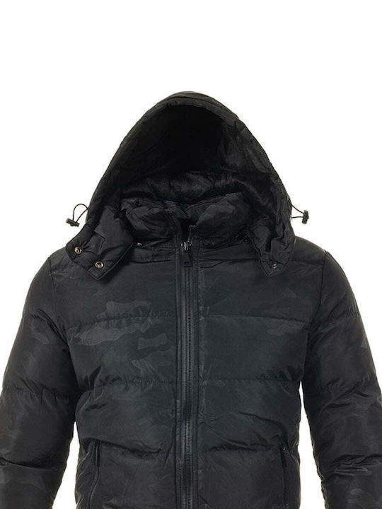 Senior Men's Puffer Jacket Black