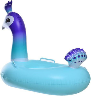 Baby Kids Inflatable Swim Trainer Seat Blue Swan