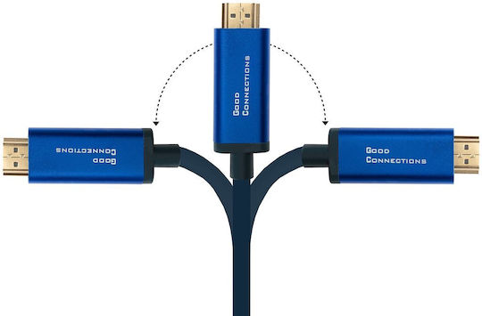 Good Connections Cable HDMI male - USB-C male 1.5m Μπλε