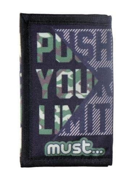 Must Team Kids Wallet with Velcro (Various Designs) 1pc