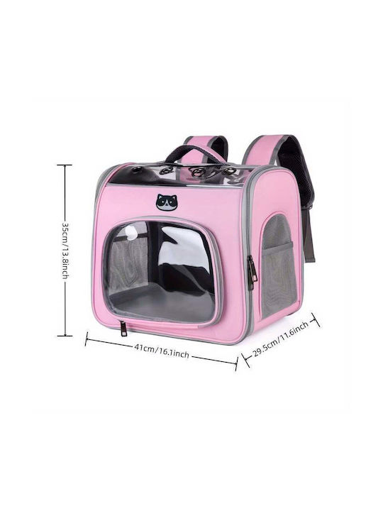 Cat Carrier Bag 41x29.5x35cm Pink