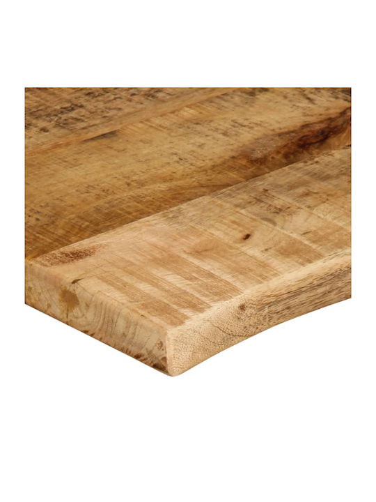 vidaXL Table Surface made of Solid Wood Brown 70x60x3.8cm 370403 1pcs