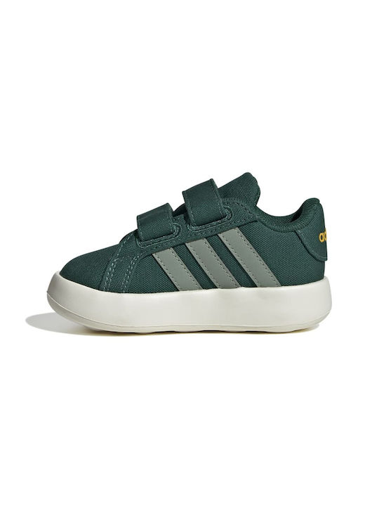 Adidas Παιδικά Sneakers Grand Court 2.0 με Σκρατς Πράσινα