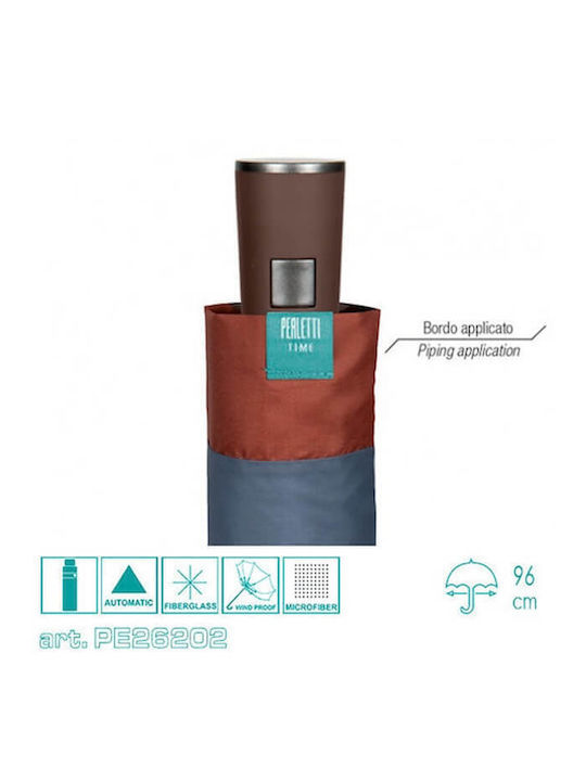 Perletti Automatic Umbrella Compact Blue