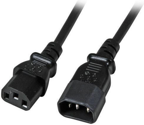 EFB IEC C14 - IEC C13 Cable 3m Black (EK503.3)