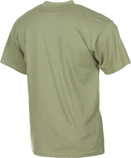 T-shirt За военни 100% Памучна в Зелен цвят