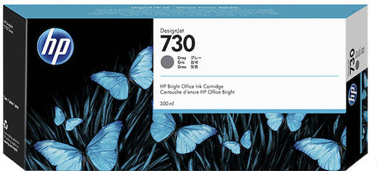 HP 730 Original InkJet Druckerpatrone Gray (P2V72A)