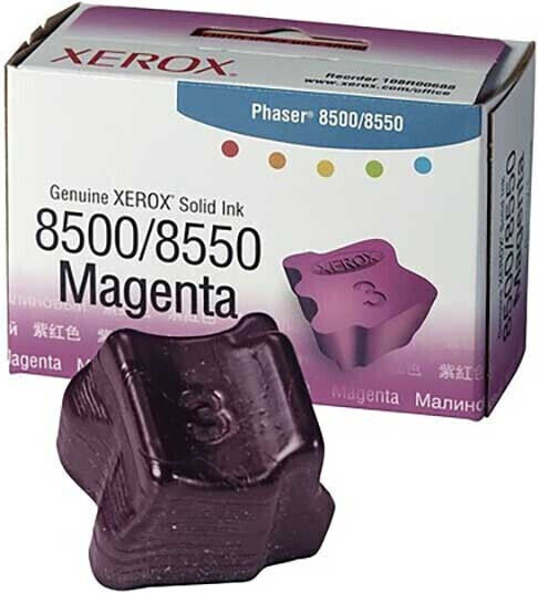Xerox Original Pack of 3 InkJet Printer Inks Magenta (108R00670)