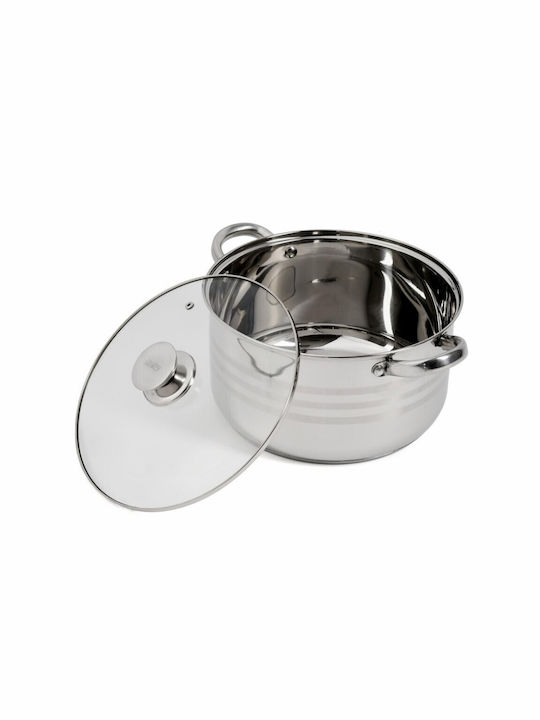 Heinner Myra Deep Stainless Steel Pot 7lt / 26cm