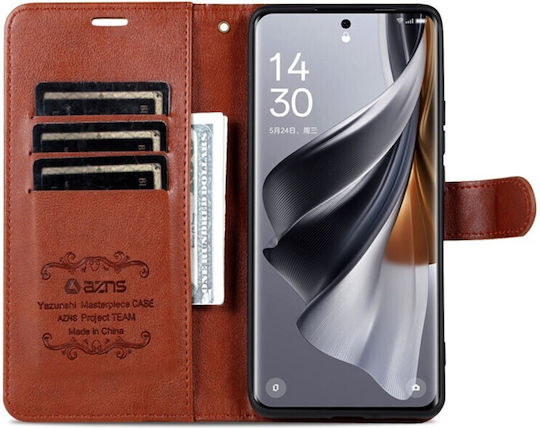 4 Lite 5g Book Δερμάτινο Καφέ (OnePlus Nord CE)