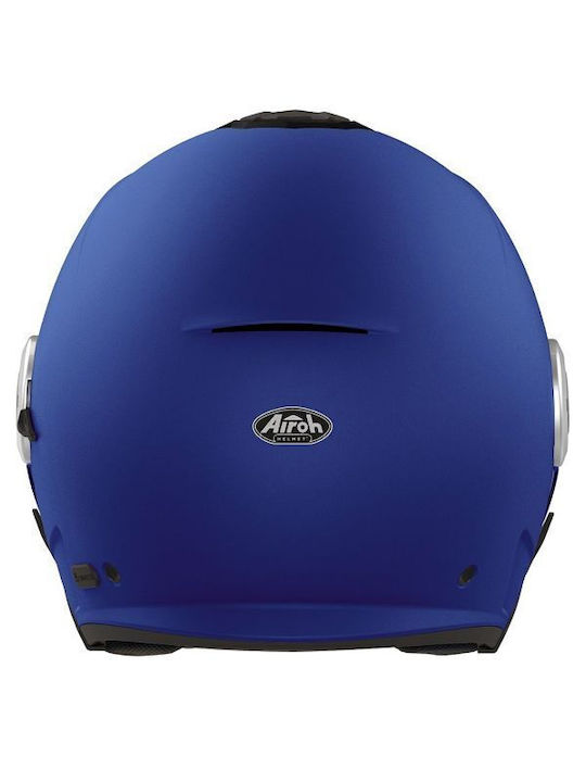 Airoh Helios Blue Matt Κράνος Μηχανής Jet ECE 22.06 1250gr με Sunvisor