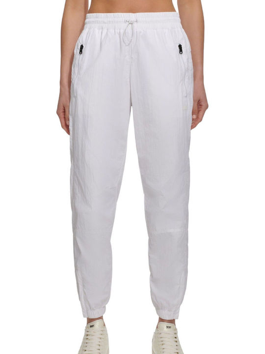 DKNY Femei Tesatura Pantaloni Wht