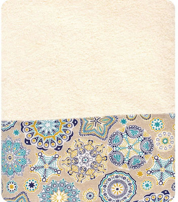 Beach Towel 90x150 Aquarius Ecru Cotton Borea