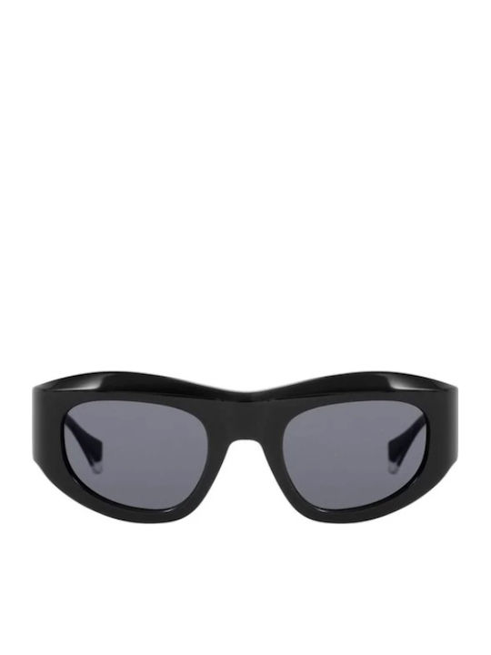 Gigi Barcelona Gigi Unisex Sunglasses with Black Plastic Frame and Black Lens 6771/1