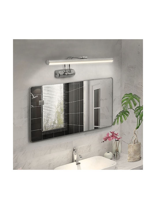 Megapap Lamp Bathroom with Integrated LED and Natural White Light Silver 35cm