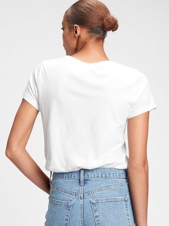 GAP Women's Cotton Blouse Short Sleeve White 231912006