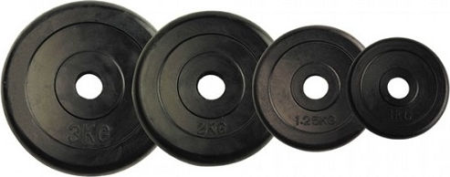 MDS Set Discuri Cauciucate 1 x 20kg Ø28mm
