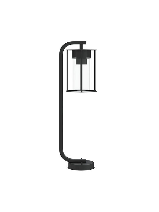 vidaXL Outdoor Floor Lamp Small Post 11W IP44 for E27 Socket Black