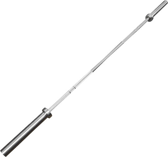 AMILA Ίσια Μπάρα Ολυμπιακού Τύπου Φ50 15kg Μήκους 220cm χωρίς Κολάρα
