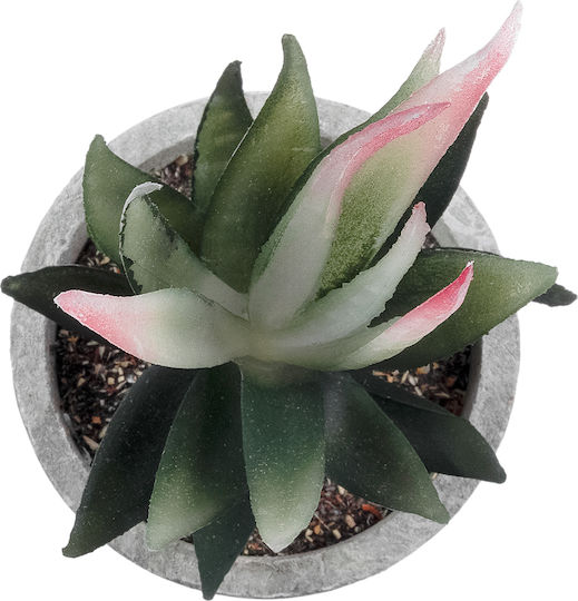 Globostar Artificial Garden Succulent Aloe 21008 Decorative Plant Succulent Aloe H14cm