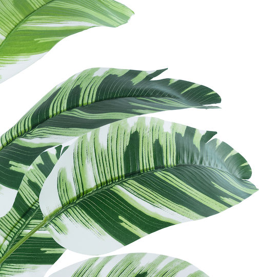 Globostar? Künstliche Gartenbanane Zebra 20929 Dekorative Pflanze Banane Zebra H55cm