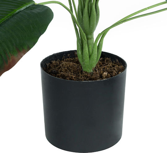 Globostar Grădină Artificială Banană Veche 20917 Plantă Decorativă Copac de Banane Matur H80cm