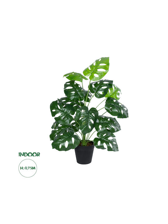 Globostar? Artificial Garden Monstera 20909 Decorative Plant Monstera Υ75cm