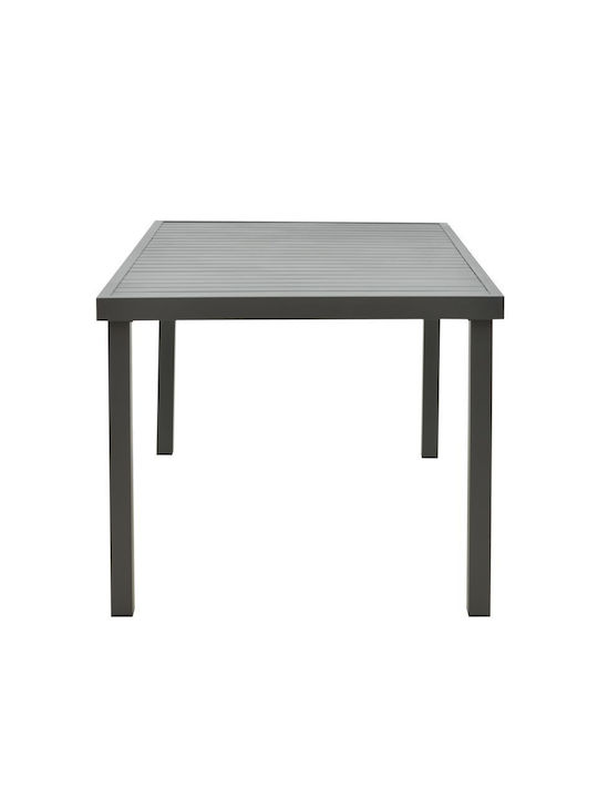 Set Esszimmer im Freien Elation-kliton B Charcoal 7Stück