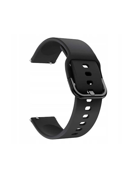 Spacecase Λουράκι Σιλικόνης Μαύρο (Galaxy Watch 42mm)