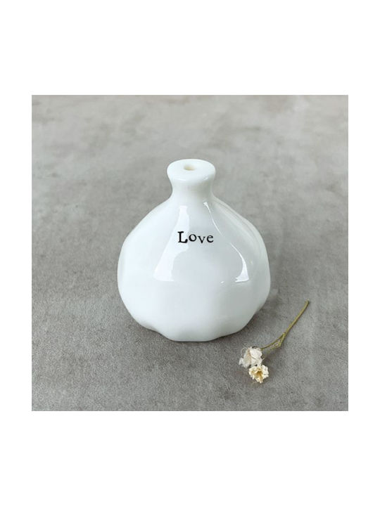 Synchronia Decorative Vase White
