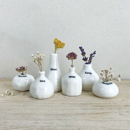 Synchronia Decorative Vase White