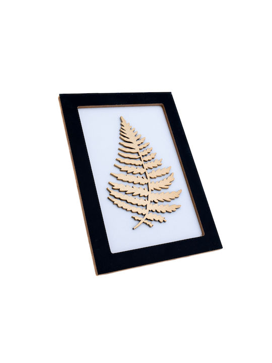 Uncle George Wall Decor Black Wooden 21x1x14.5cm
